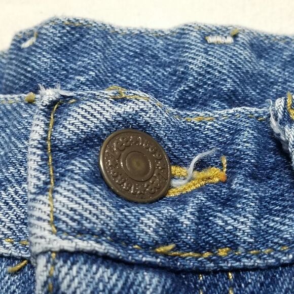 VINTAGE Lee Dark Acid Wash Ultra High Rise Jeans - Picture 12 of 12